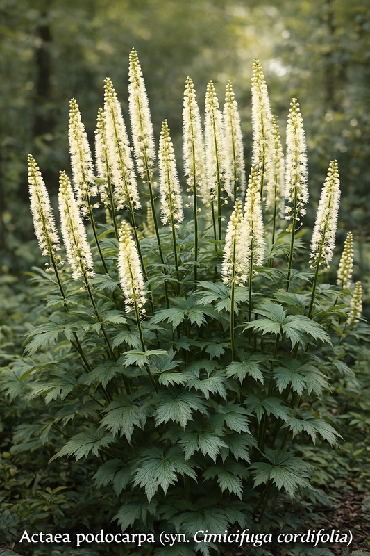 Actaea podocarpa (Cimicifuga cordifolia)