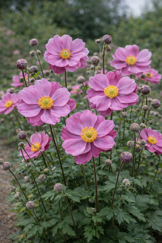 Anemone (Autumn Elegans Group) 'Königin Charlotte'
