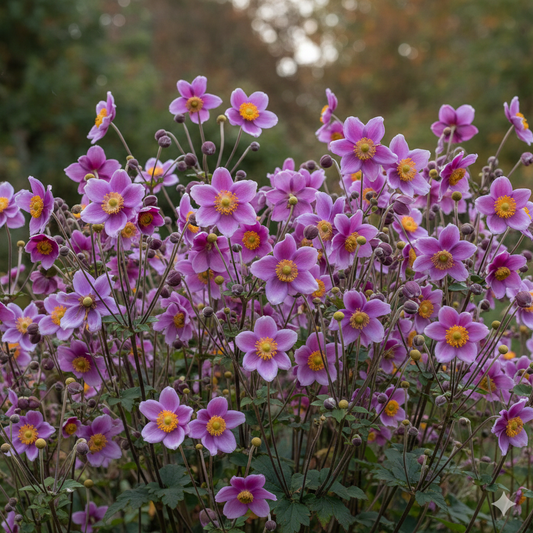 Anemone (Autumn Single Group) 'Hadspen Abundance'