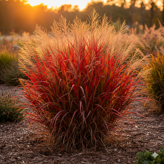 Andropogon gerardi 'Red October' ®