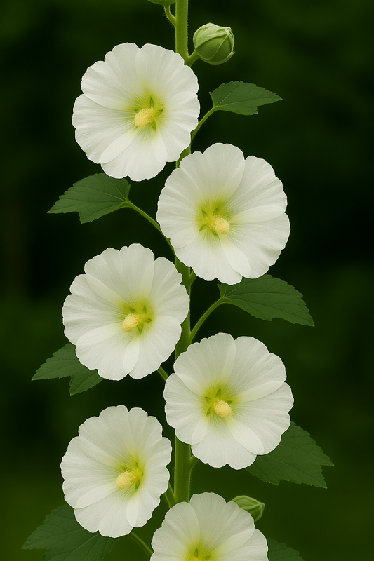 Alcea rosea (Spotlight-Serie) 'Polarstern'
