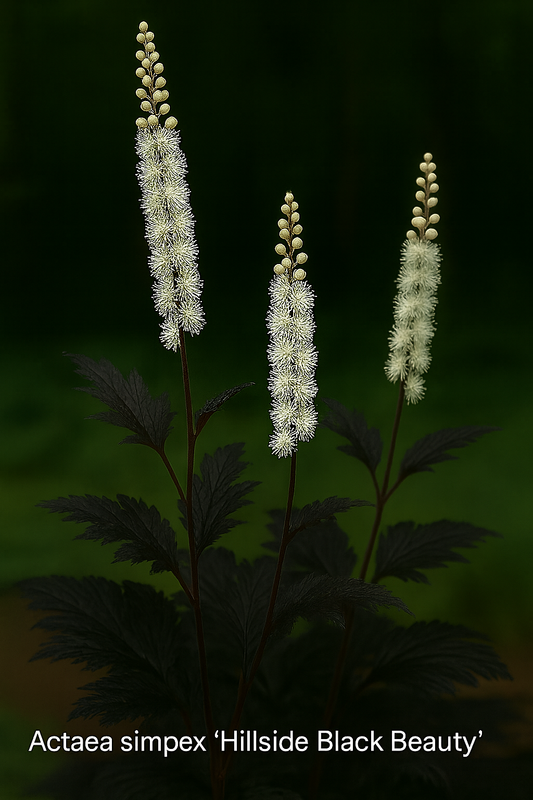 Actaea simplex 'Hillside Black Beauty' (Cimicifu.)