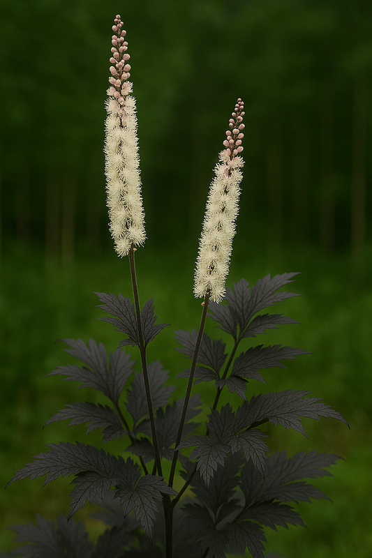 Actaea simplex 'Black Negligee' (Cimicifuga)