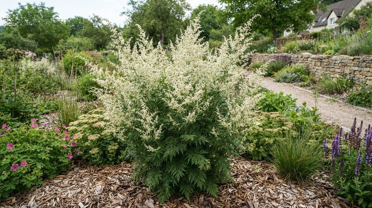 Symbolfoto / KI-Visualisierung: Artemisia lactiflora 'Weisse Dame'