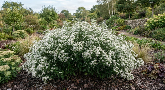 Symbolfoto / KI-Visualisierung: Aster ageratoides 'Starshine' ®