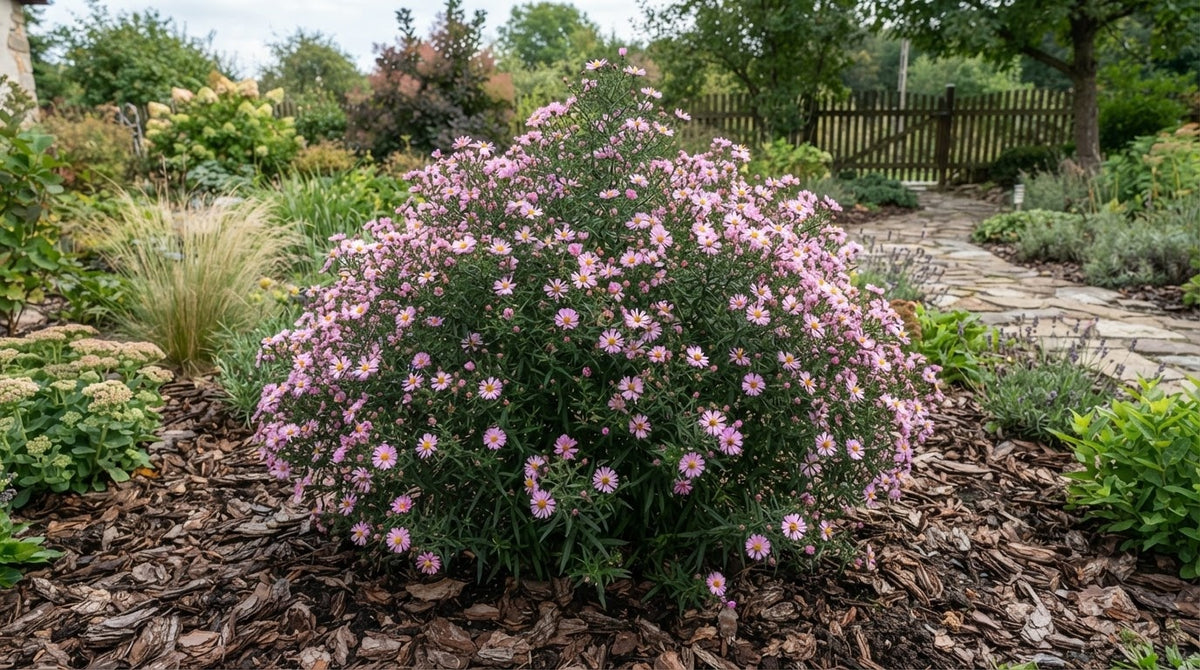 Symbolfoto / KI-Visualisierung: Aster pringlei 'Pink Star'