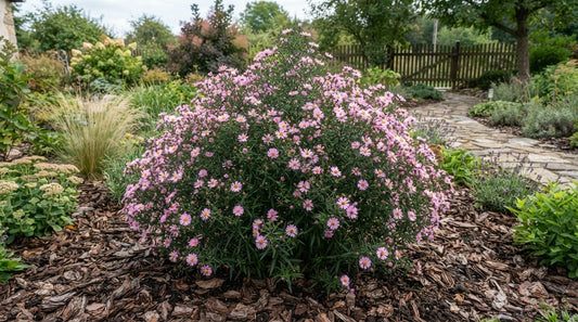 Symbolfoto / KI-Visualisierung: Aster pringlei 'Pink Star'