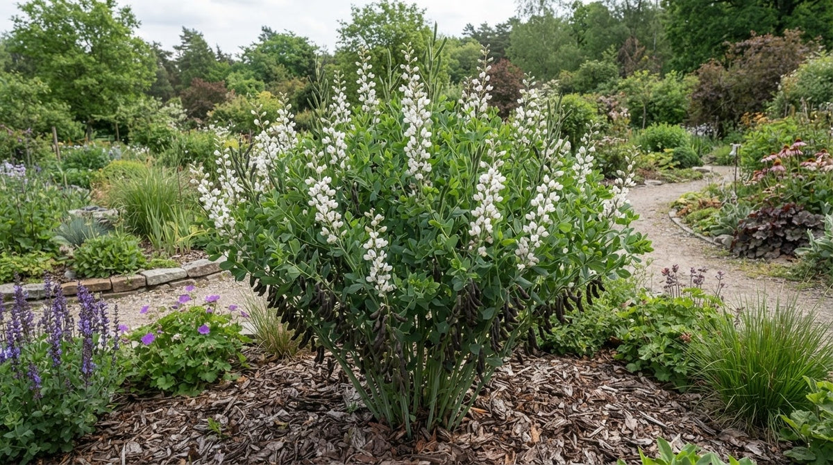 Symbolfoto / KI-Visualisierung: Baptisia alba var. alba (B. pendula) XXL