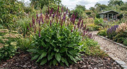 Symbolfoto / KI-Visualisierung: Bistorta amplexicaulis 'Purple Spears'  ®