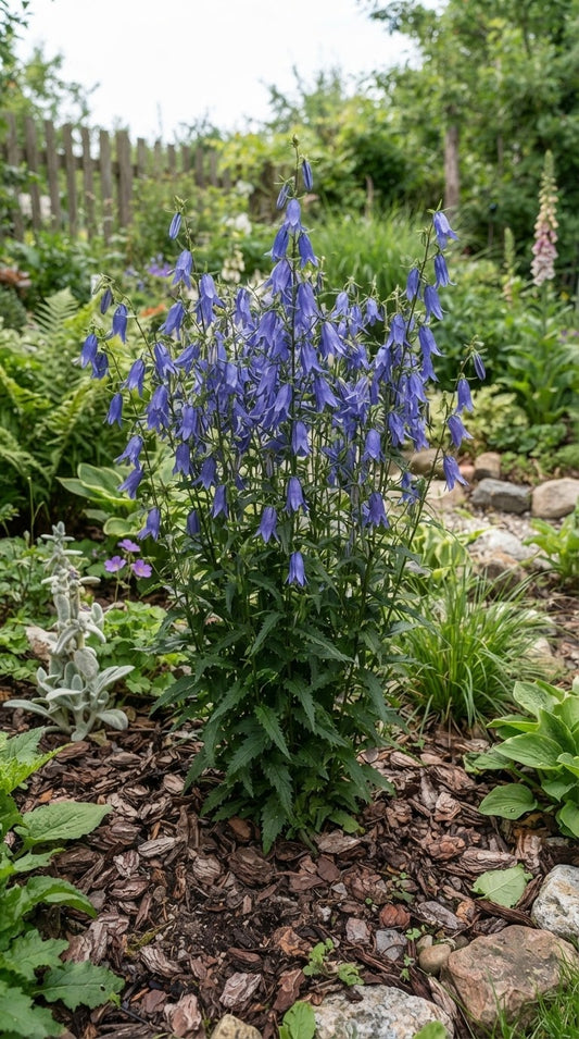 Symbolfoto / KI-Visualisierung: Campanula 'Olympica