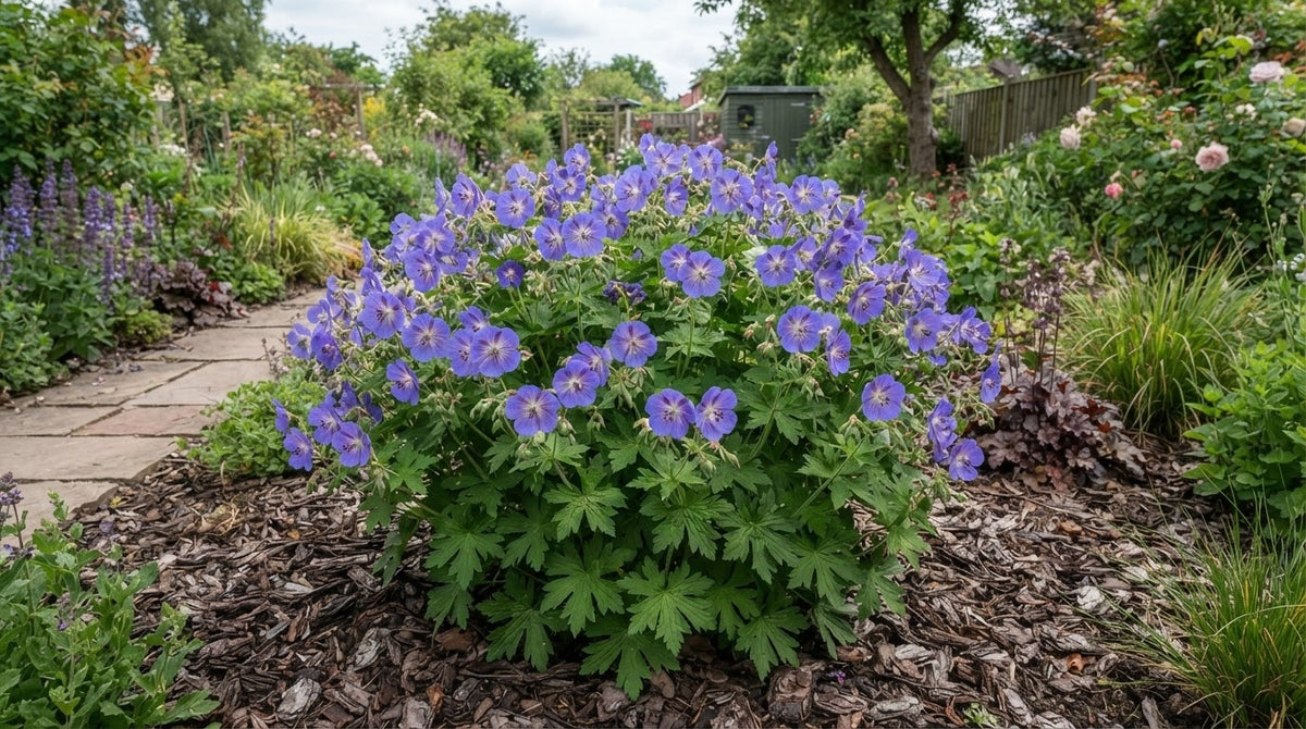 Symbolfoto / KI-Visualisierung: Geranium pratense 'Brookside'