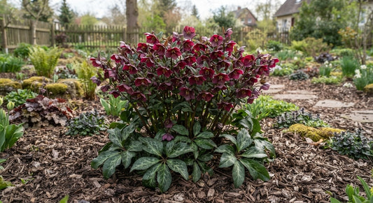 Symbolfoto / KI-Visualisierung: Helleborus 'Anna’s Red' ® (Frostkiss) XXL
