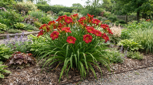 Symbolfoto / KI-Visualisierung: Hemerocallis 'Chicago Apache'