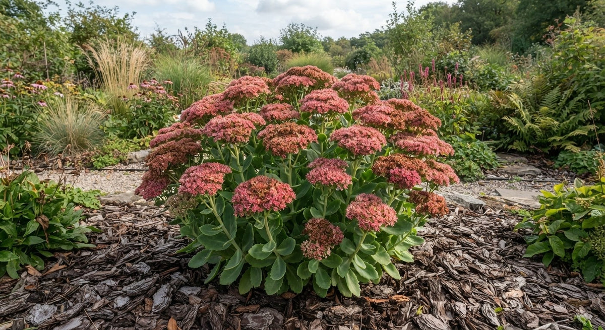 Symbolfoto / KI-Visualisierung: Hylotelephium 'Herbstfreude' (Sedum) XXL