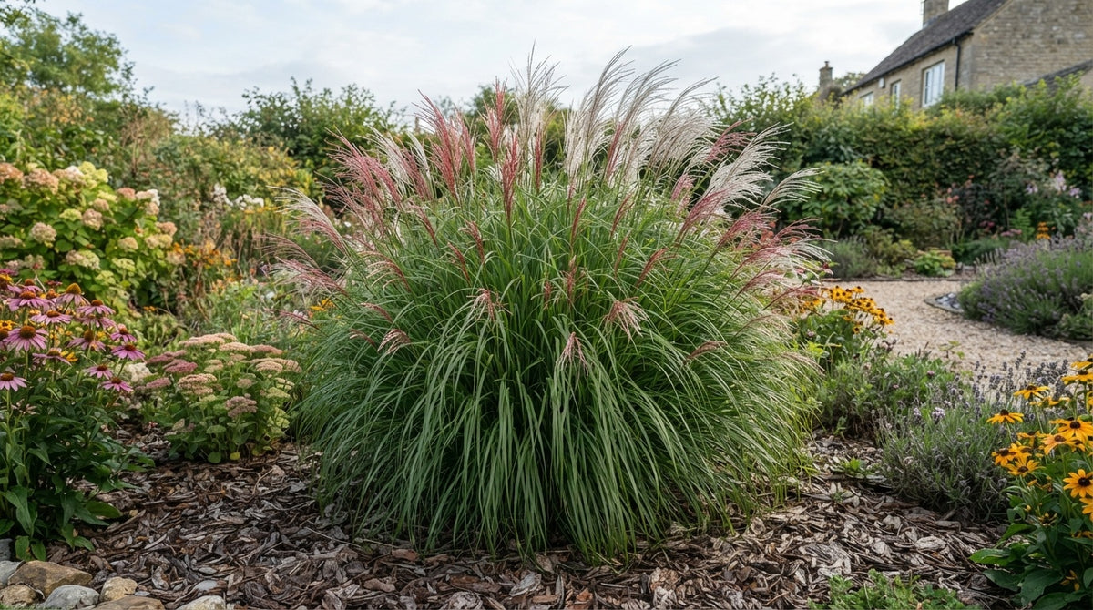 Symbolfoto / KI-Visualisierung: Miscanthus sinensis 'Adagio'
