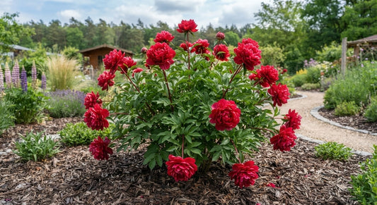Symbolfoto / KI-Visualisierung: Paeonia 'Carol' XXL
