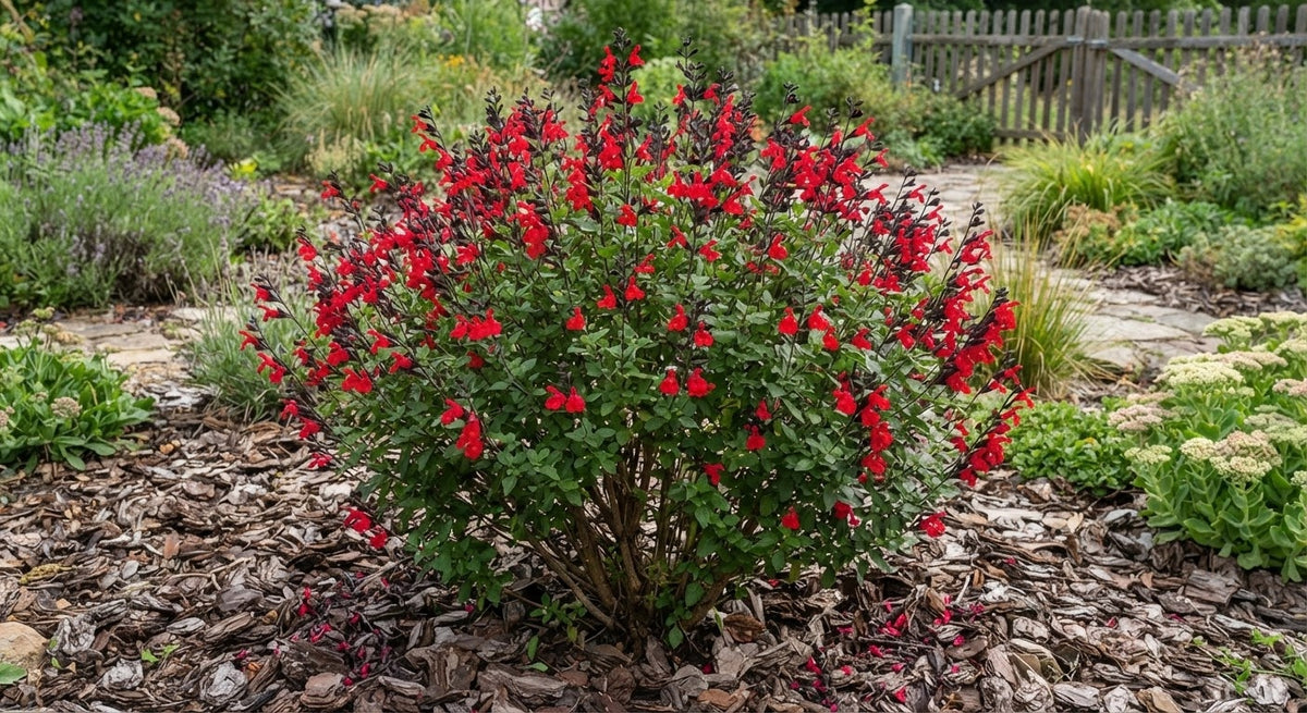 Symbolfoto / KI-Visualisierung: Salvia x jamensis 'Royal Bumble'