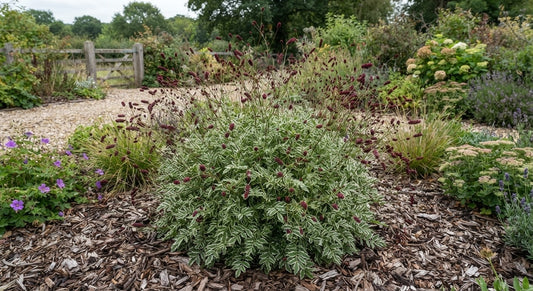 Symbolfoto / KI-Visualisierung: Sanguisorba 'Little Angel'