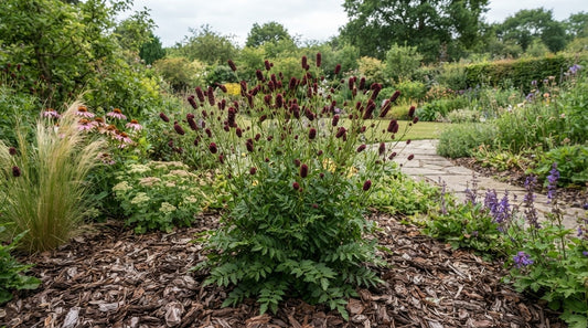 Symbolfoto / KI-Visualisierung: Sanguisorba officinalis 'Tanna'